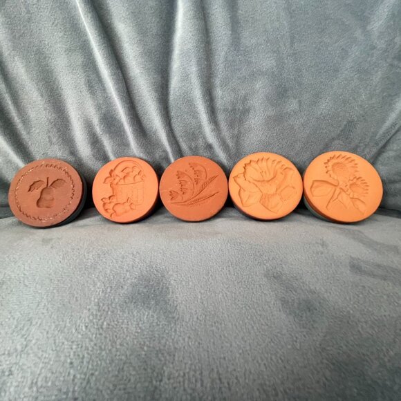 Vintage Rycraft Cookie Stamps Fruit and Flowers - Picture 1 of 7